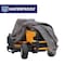 Modern Leisure Garrison Zero-Turn & Riding Lawnmower Cover, Waterproof, Fits Decks up to 82in.Lx5in.Wx47in.H, Granite 3045 - alternate 1